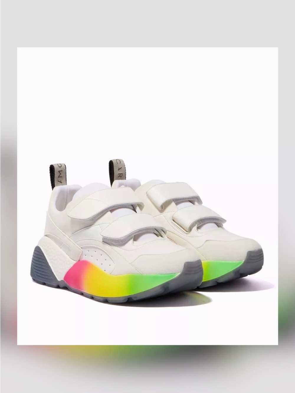 Stella McCartney White Eclypse Sneaker Women’s Size 37 New Never Worn No Box